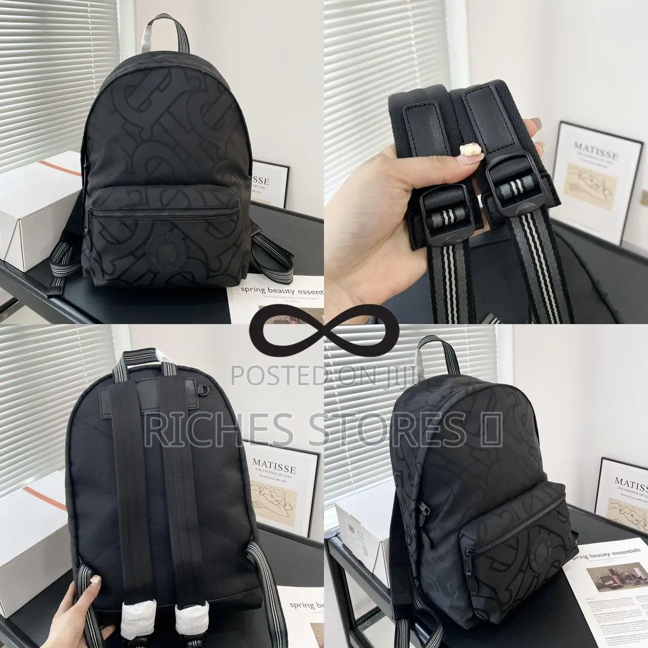 Burberry Jacquard Monogram Back Pack
