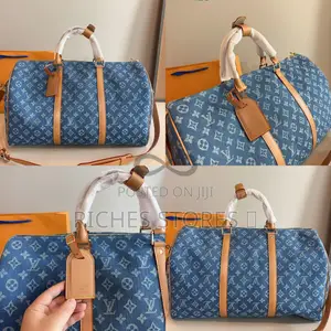 Louis Vuitton Denim Duffle Bag