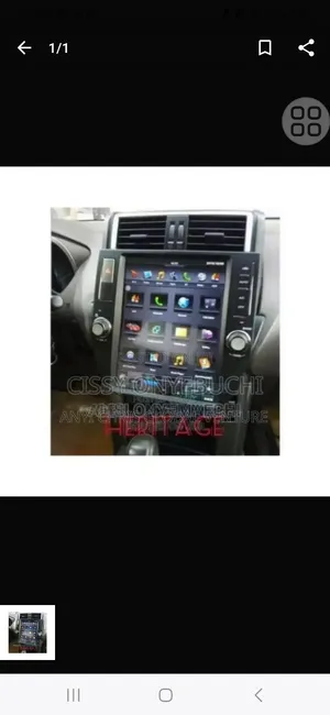 Toyota Prado Android Screen 2018 Model Available