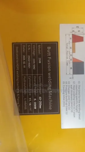 63mm/250mm HDPE Welding Machine