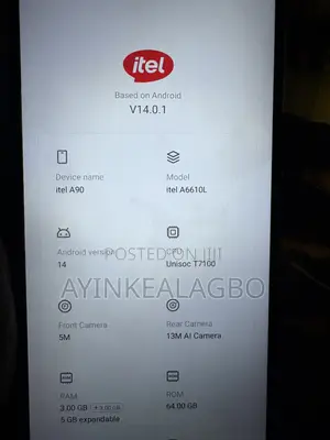 Itel A90 64 GB Blue