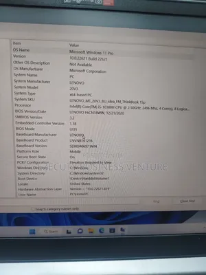 Laptop Lenovo ThinkBook 15 16GB Intel Core i5 SSD 512GB