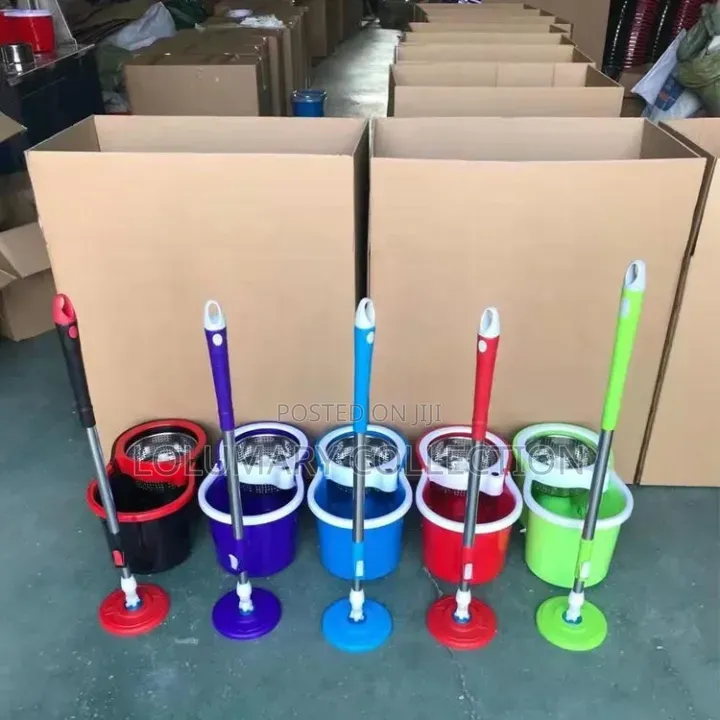 Spin Mop and Bucket