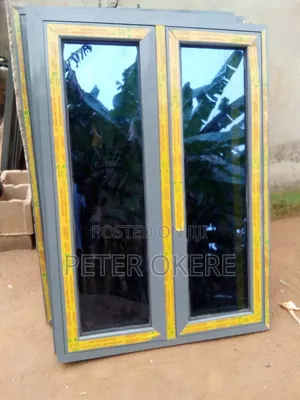 Casement Window With Blue Reflective Glass, and Burglary Two Opening
