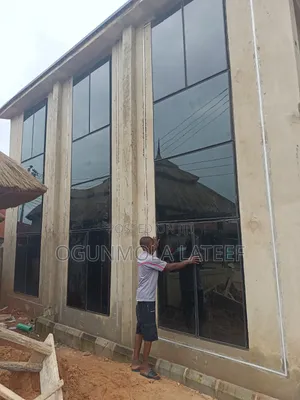 Aluminum Frameless Fixing and Open Window