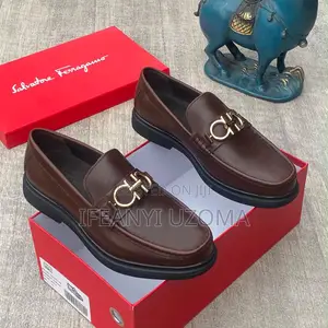 Ferragamo Quality Leather Men Shoe