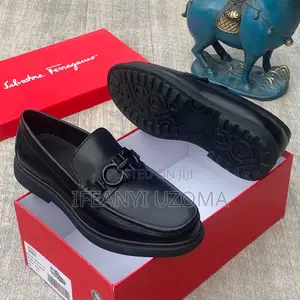 Ferragamo Quality Leather Men Shoe