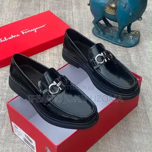 Ferragamo Quality Leather Men Shoe