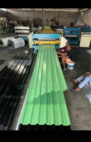 Green Color Long Span Aluminum Roofing