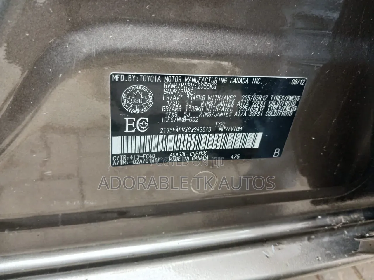 Toyota RAV4 2013 Brown