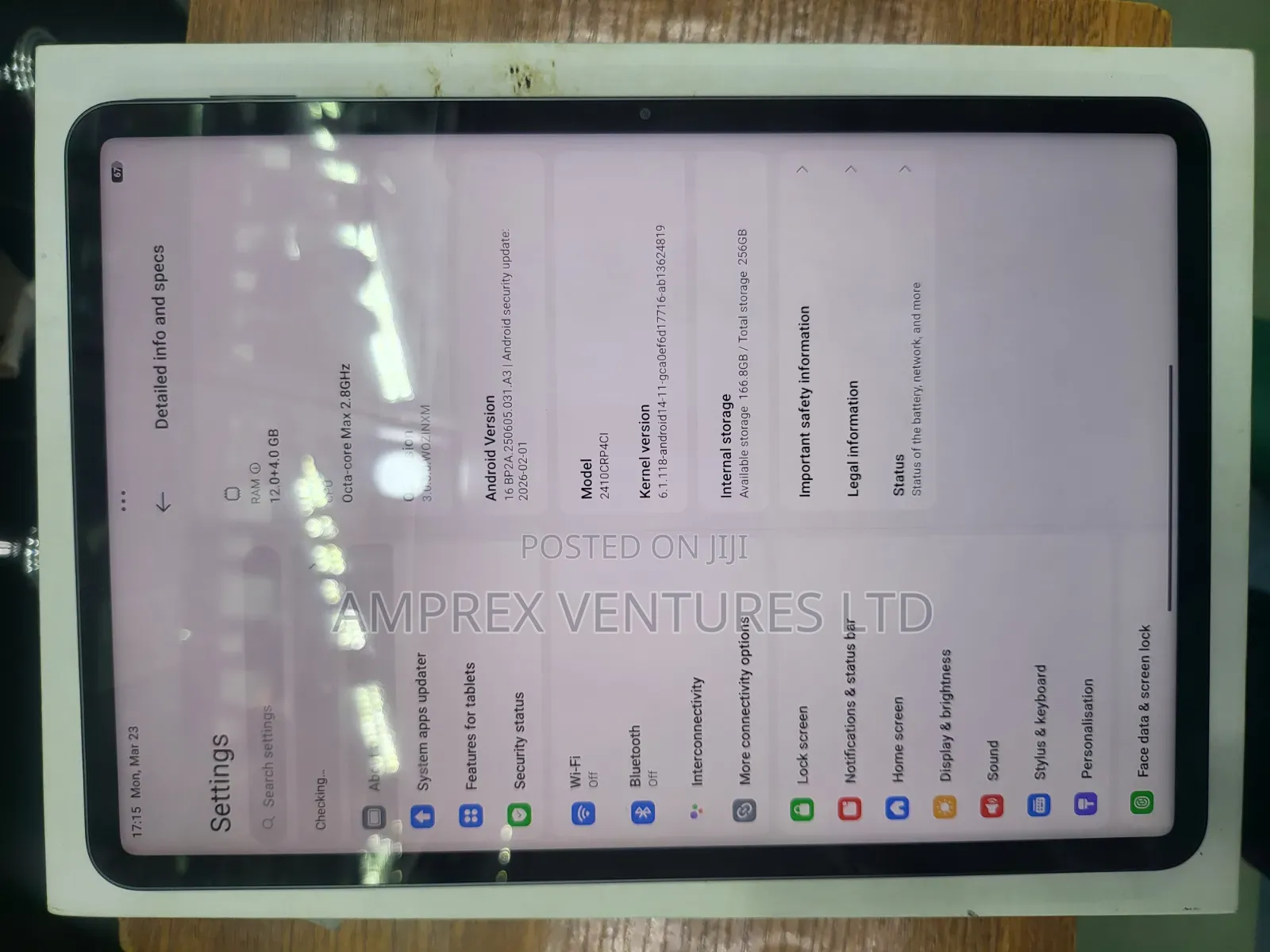 Xiaomi Pad 7 256 GB Silver