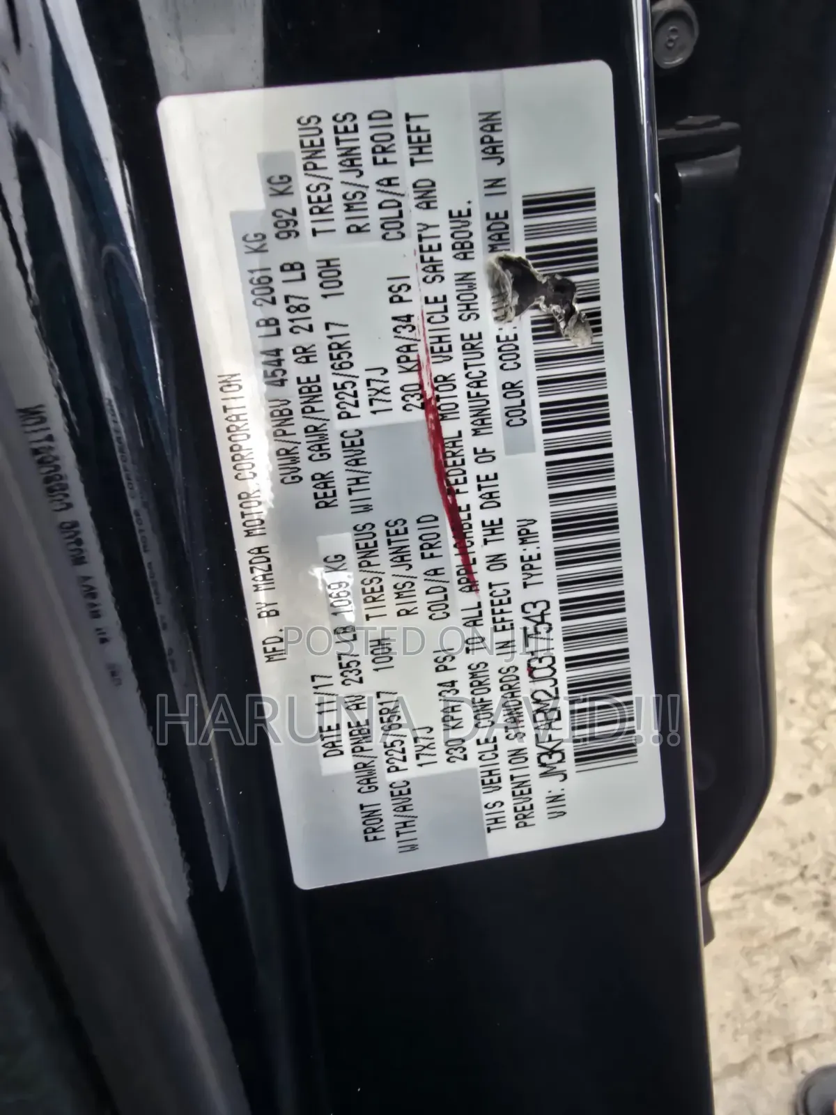 Mazda CX-5 2018 Black