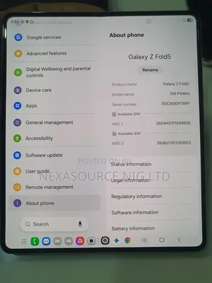 Samsung Galaxy Z Fold 5 256 GB Blue