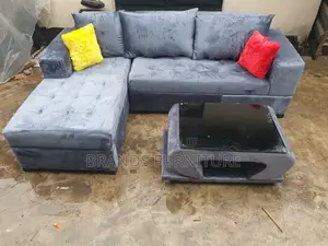 Beautiful Quality Lshap Sofa With Center Table
