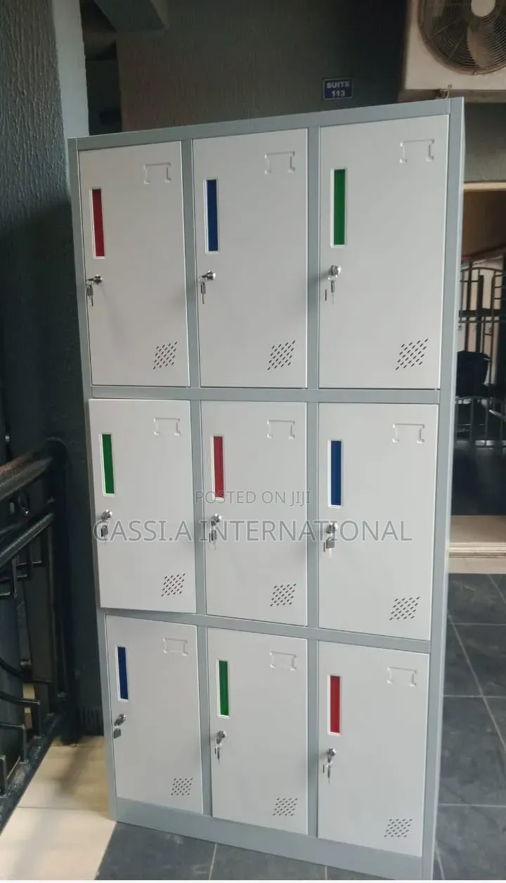 9 Doors Metal Workers Locker