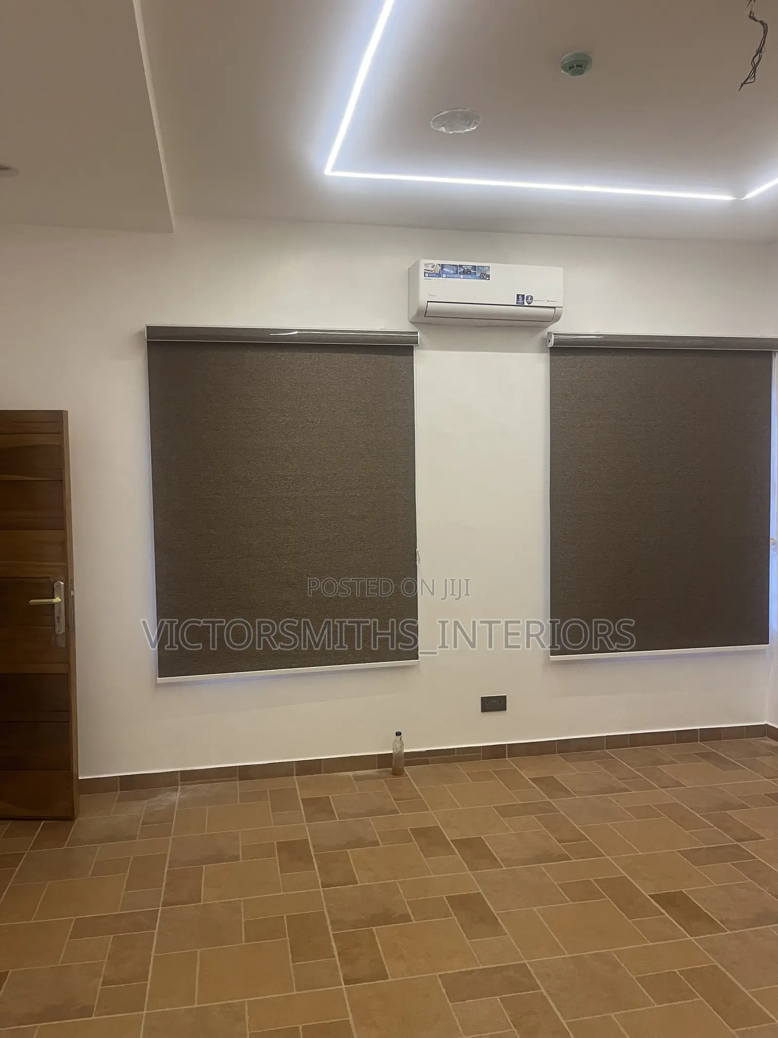 Blackout Rolled Up Blinds