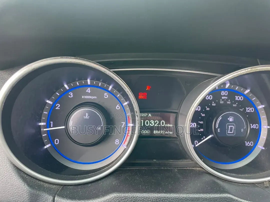 Hyundai Sonata 2012 Red