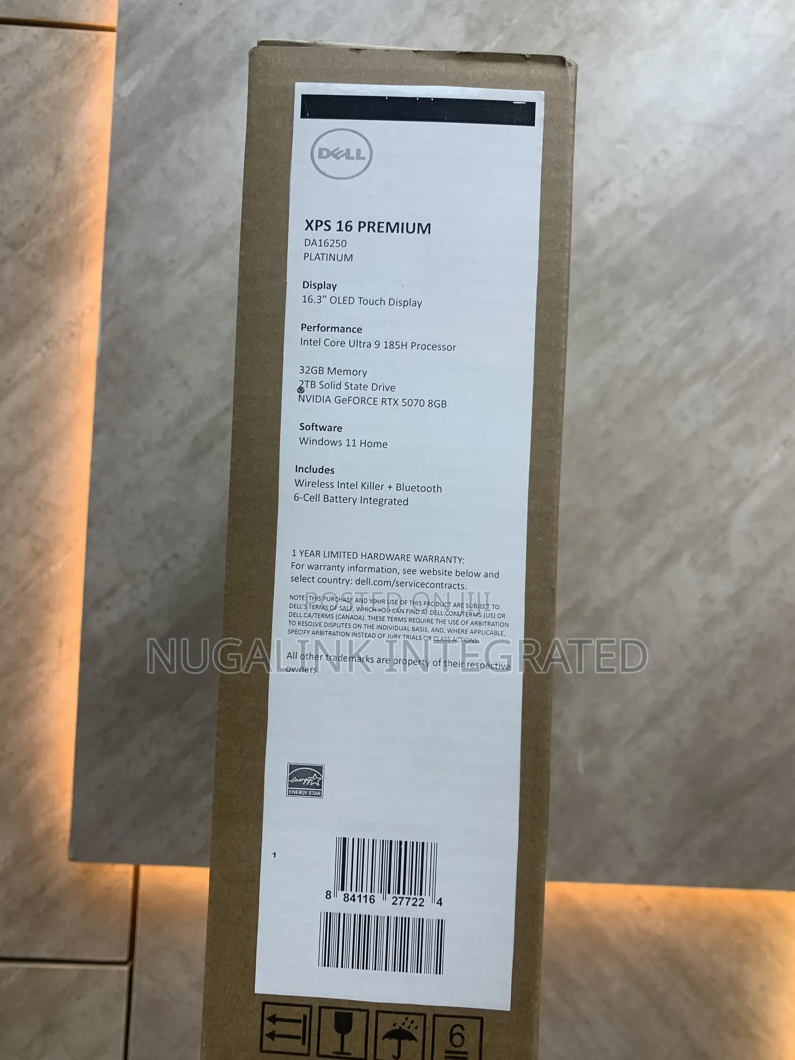 New Laptop Dell 16 Premium 32GB Intel Core Ultra 9 SSD 2T