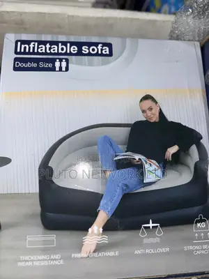 Inflatable Double Sofa Lounge Chair Electric Pump 