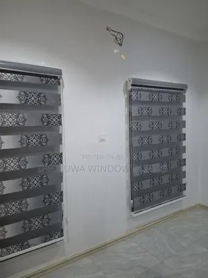 White Day and Night Window Blinds