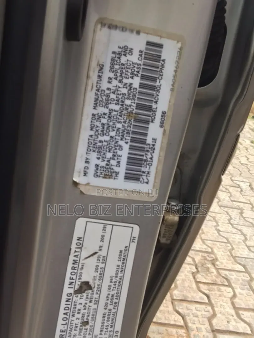 Toyota Camry 2003 Silver