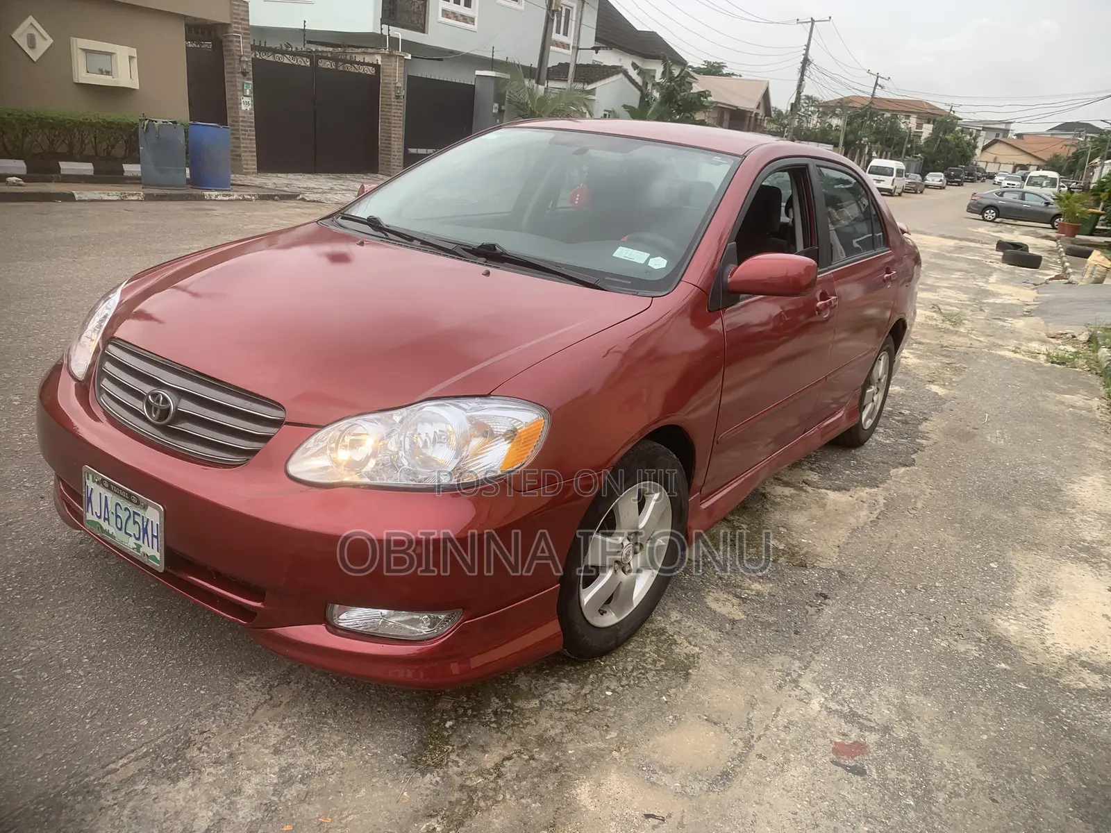 Toyota Corolla S 2007 Red
