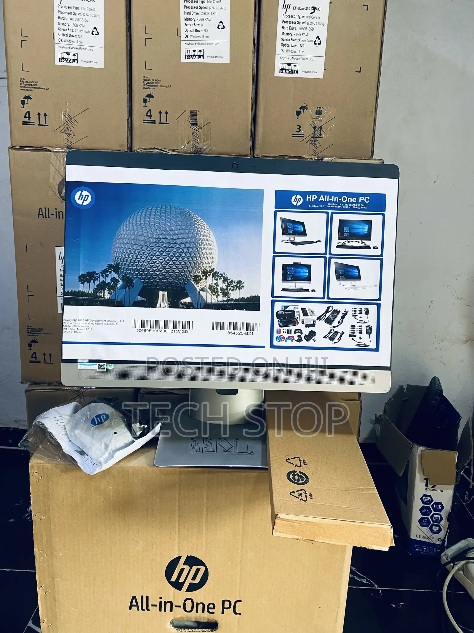 New Desktop Computer HP ProOne 600 8GB Intel Core i5 SSD 256GB