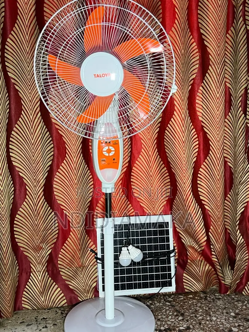 No Light? 20+ Hours Guarantee(Complete Package) Solar Rechargeable Fan
