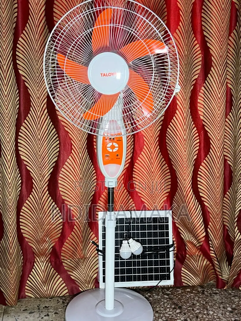 No Light? 20+ Hours Guarantee(Complete Package) Solar Rechargeable Fan