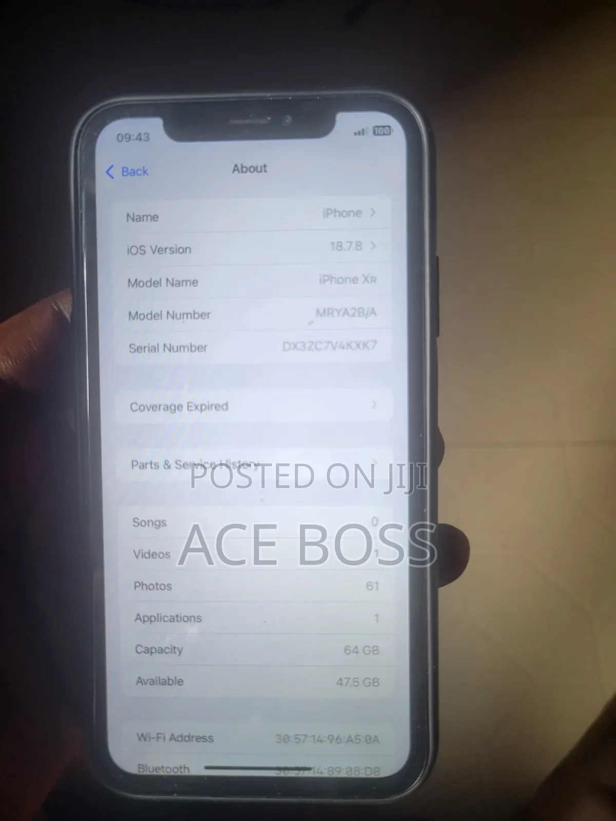 Apple iPhone XR 64 GB Blue