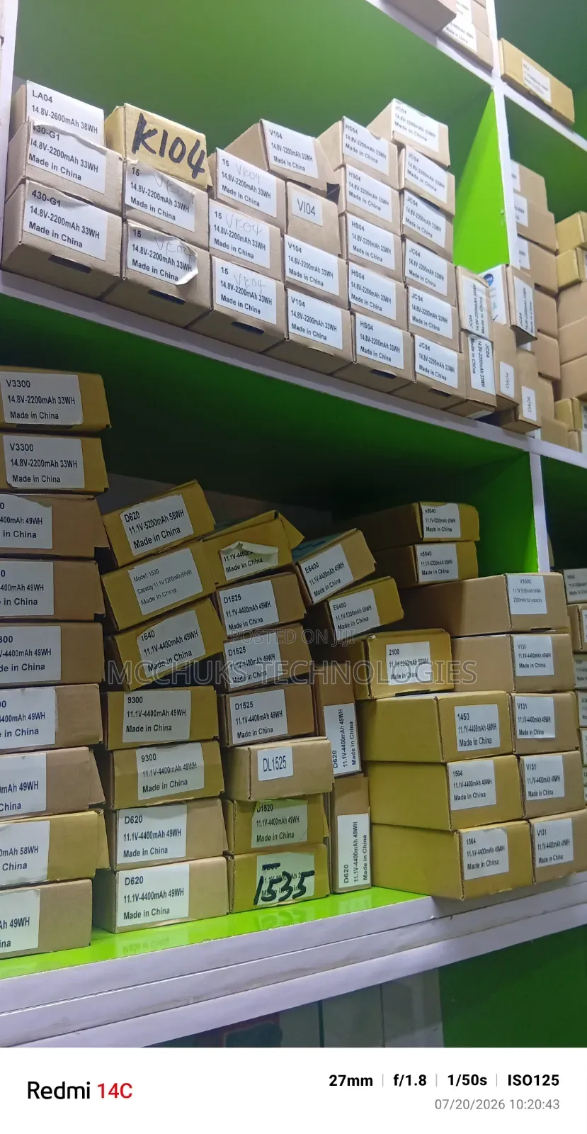 Laptop Batteries and Keyboards