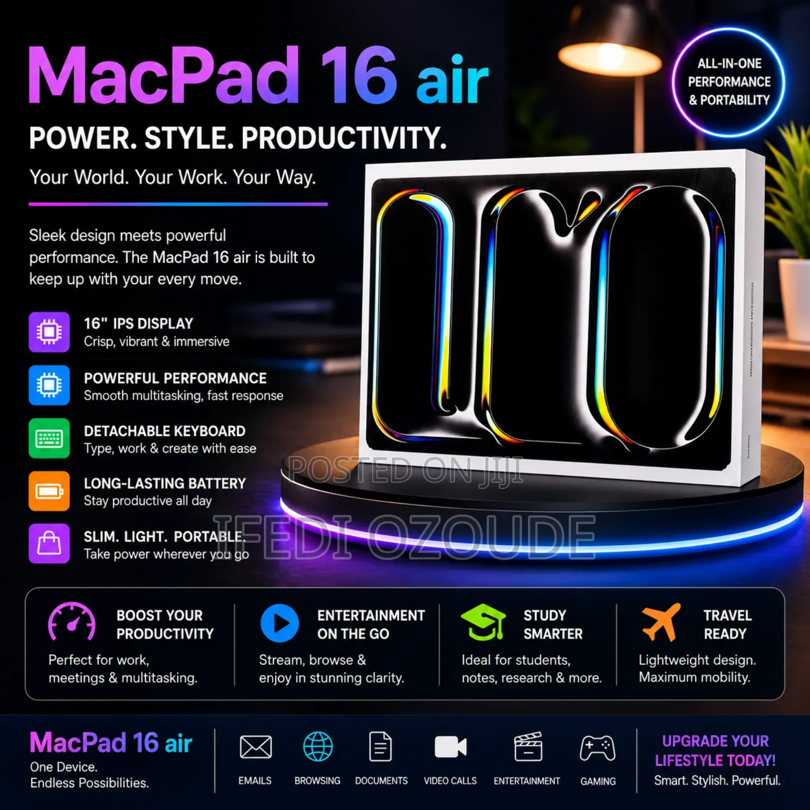 New Tablet 1 TB Black