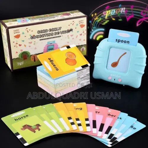 Talking Toy Flash Card Reader Early Education Learning Device