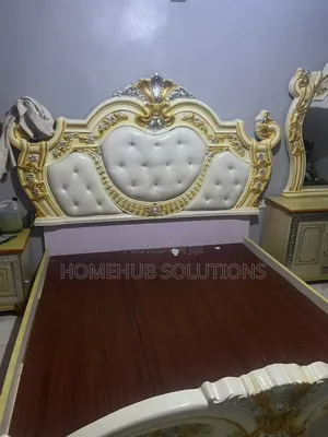6by6 Royal Bedframe With Dresser and Two Night Stands