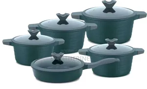 MBH 10Pcs Die-Cast Granite Cookware PFOA-Free