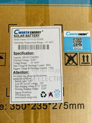 200ah Cworth Solar Lithium Battery 12v