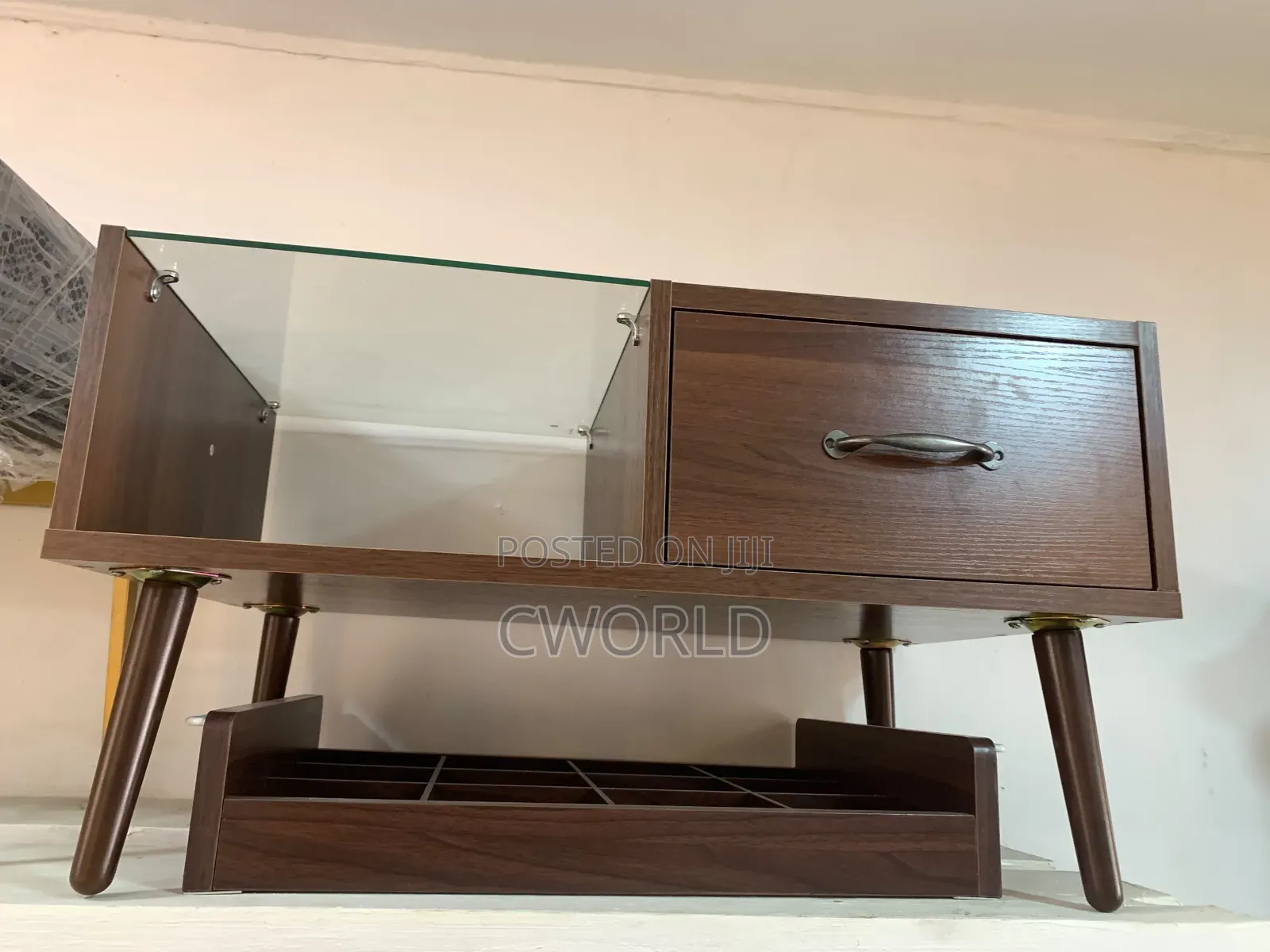 Modern Glass Top Center Table