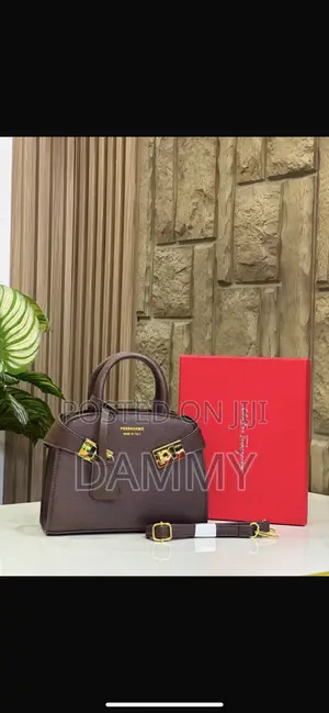 Leather Ferragamo Hug Mini Bag