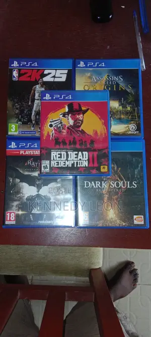 5 Ps4 Game Discs