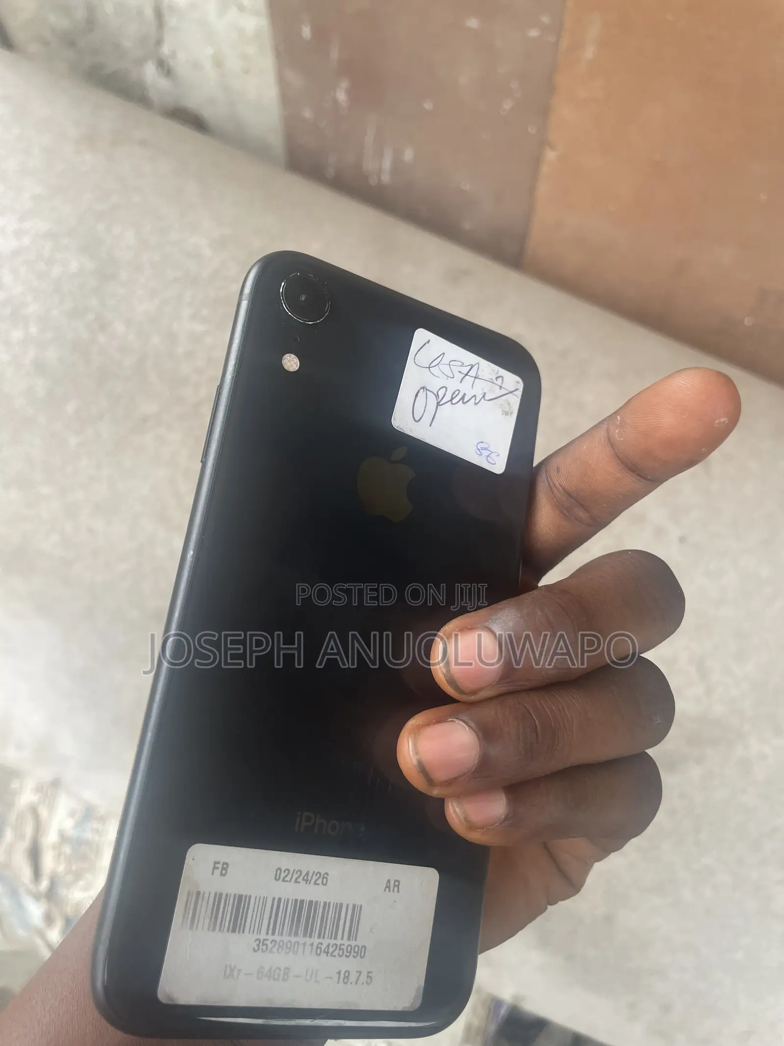 Apple iPhone XR 64 GB Black