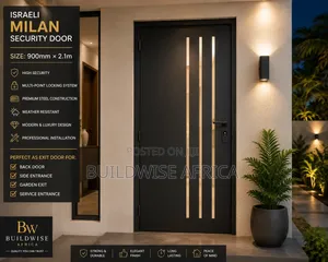 900×2.1m Israeli Milan Security Exit Door