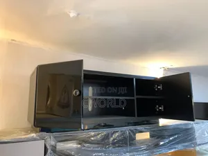 Glossy Black TV Console/Table - Imported