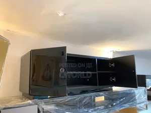 Glossy Black TV Console/Table - Imported