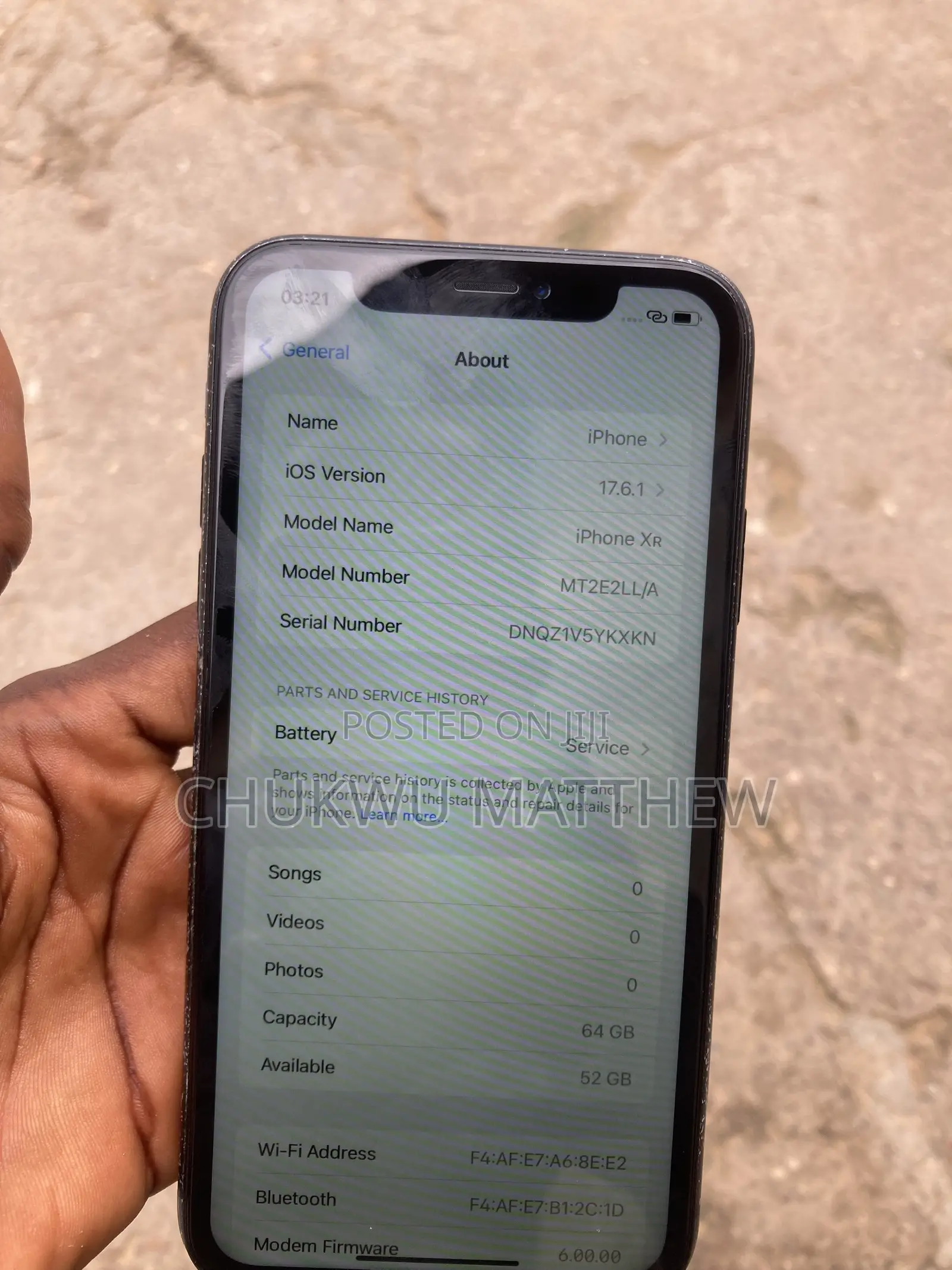 Apple iPhone XR 64 GB Black