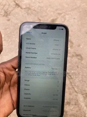 Apple iPhone XR 64 GB Black