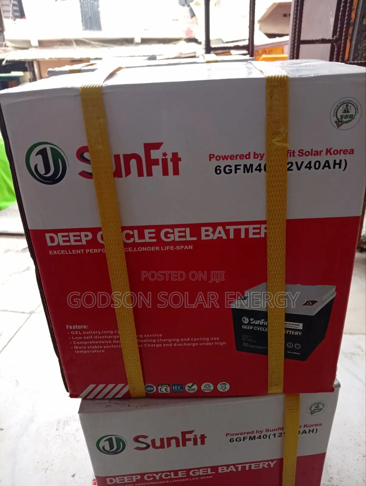 Sunfit Deep Cycle Gel Solar Battery