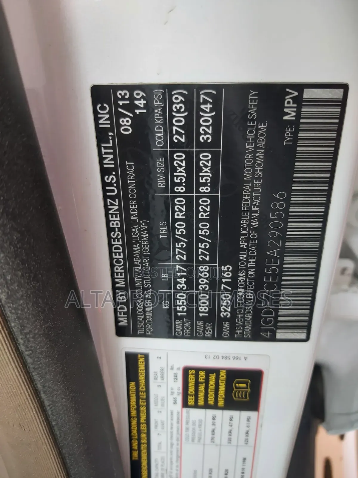 Mercedes-Benz GL-Class 2014 White