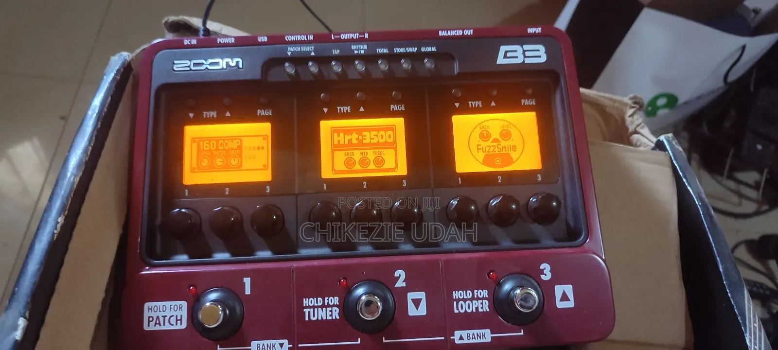 B3 Bass Effects Amp Simulator