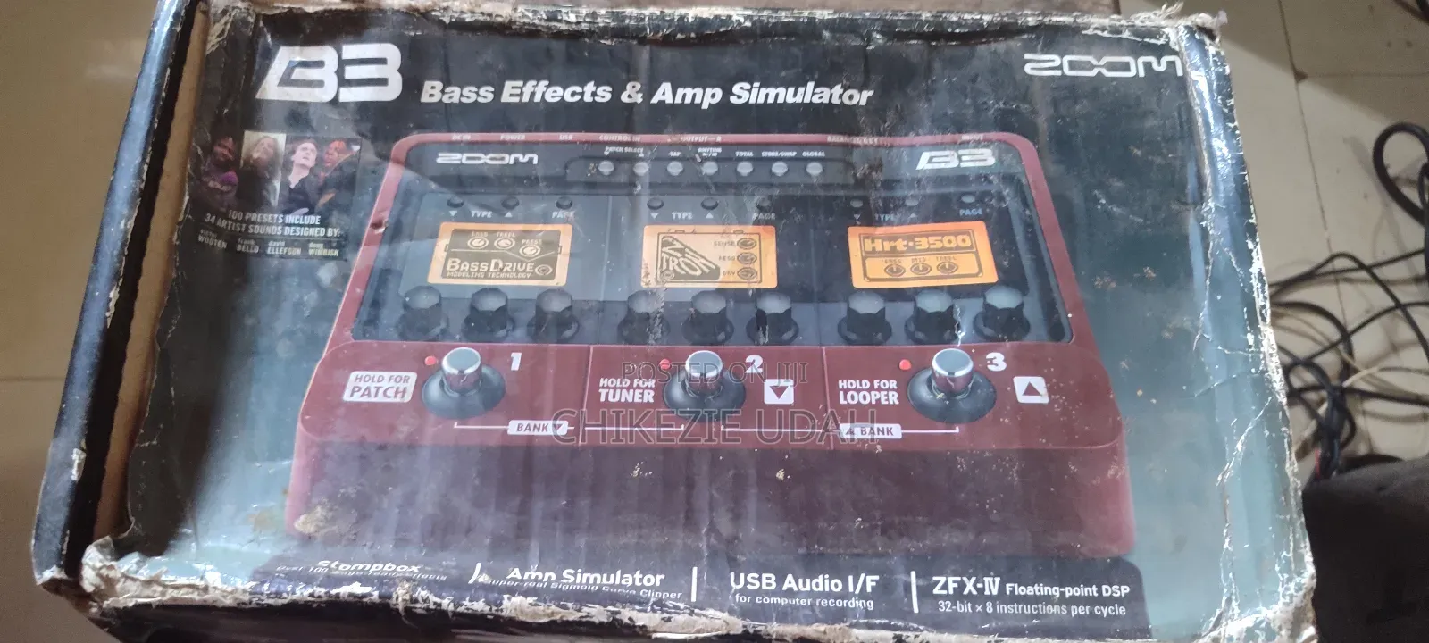 B3 Bass Effects Amp Simulator