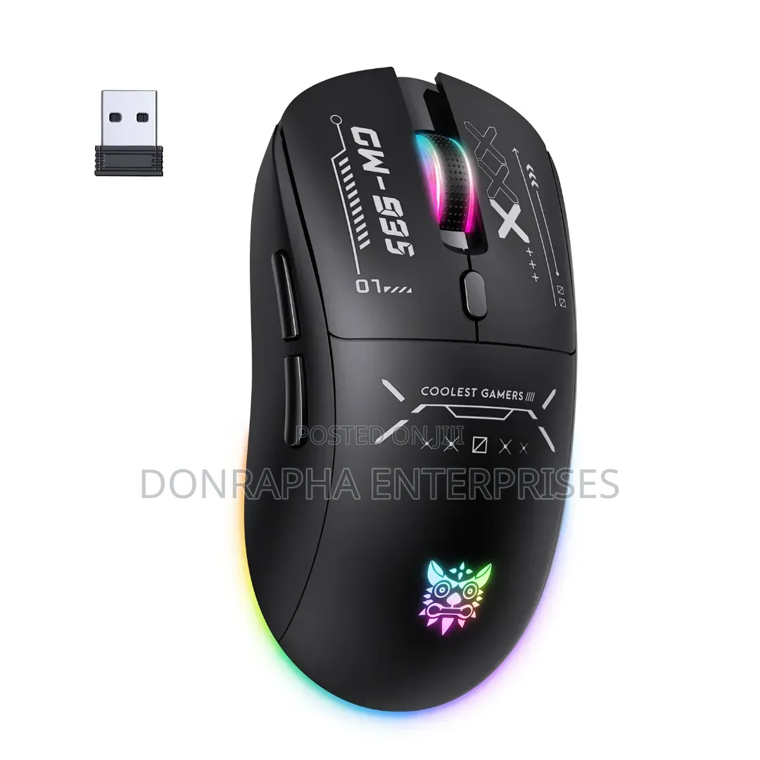 ONIKUMA CW935 Tri-Mode Wireless RGB Gaming Mouse 12800 DPI